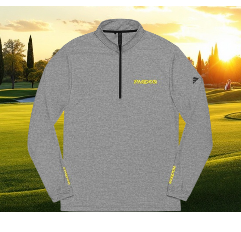 Adidas x Faedor Unisex Quarter-Zip Embroidered Pullover