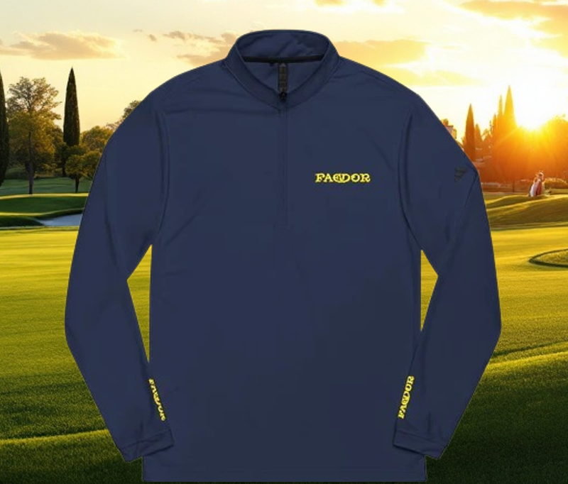Adidas x Faedor Unisex Quarter-Zip Embroidered Pullover