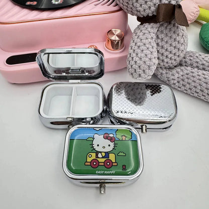 Sanrio Hello Kitty Pill Boxes with Mirror